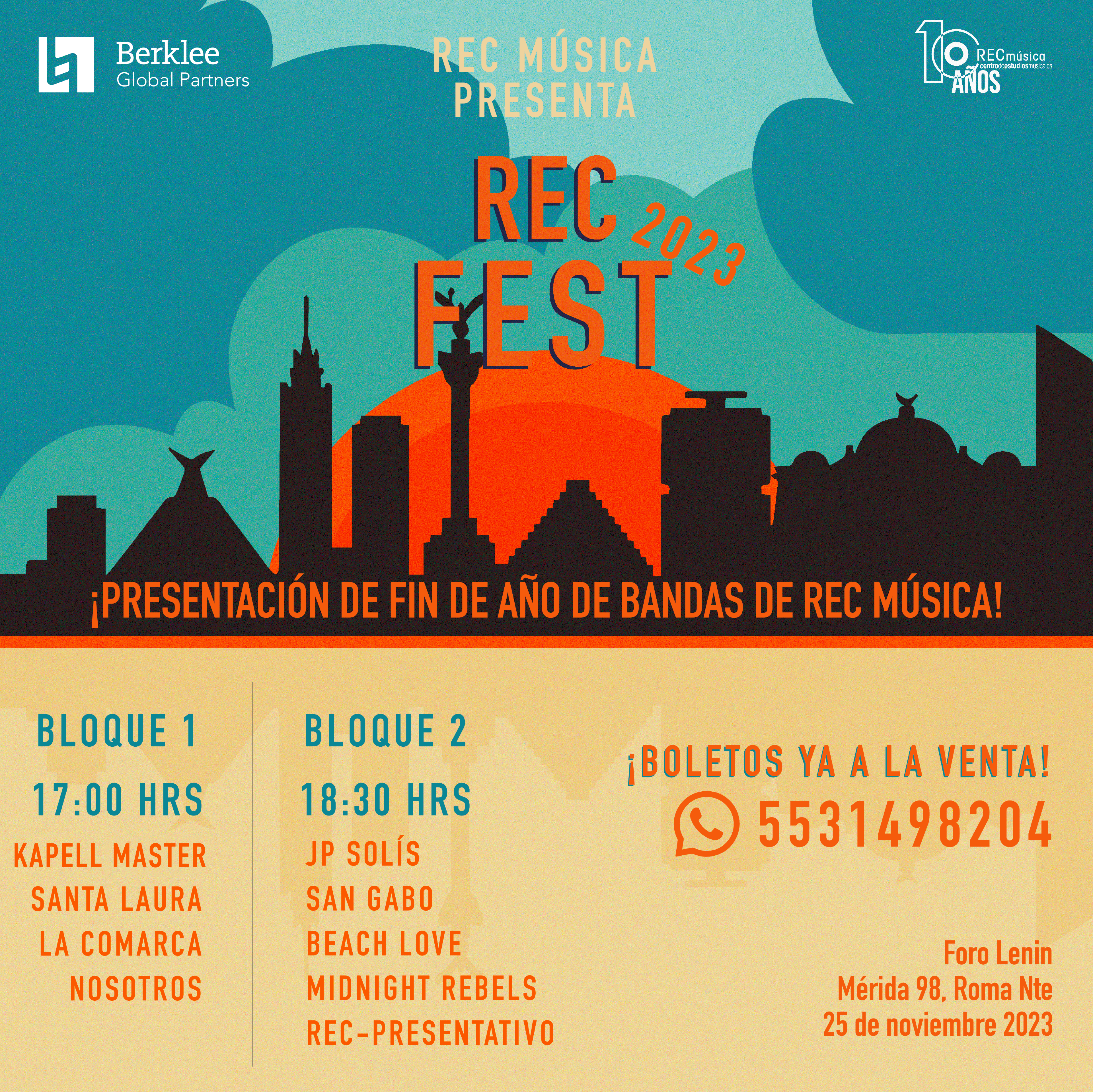 RECFEST BANDAS CUADRADO NUEVO